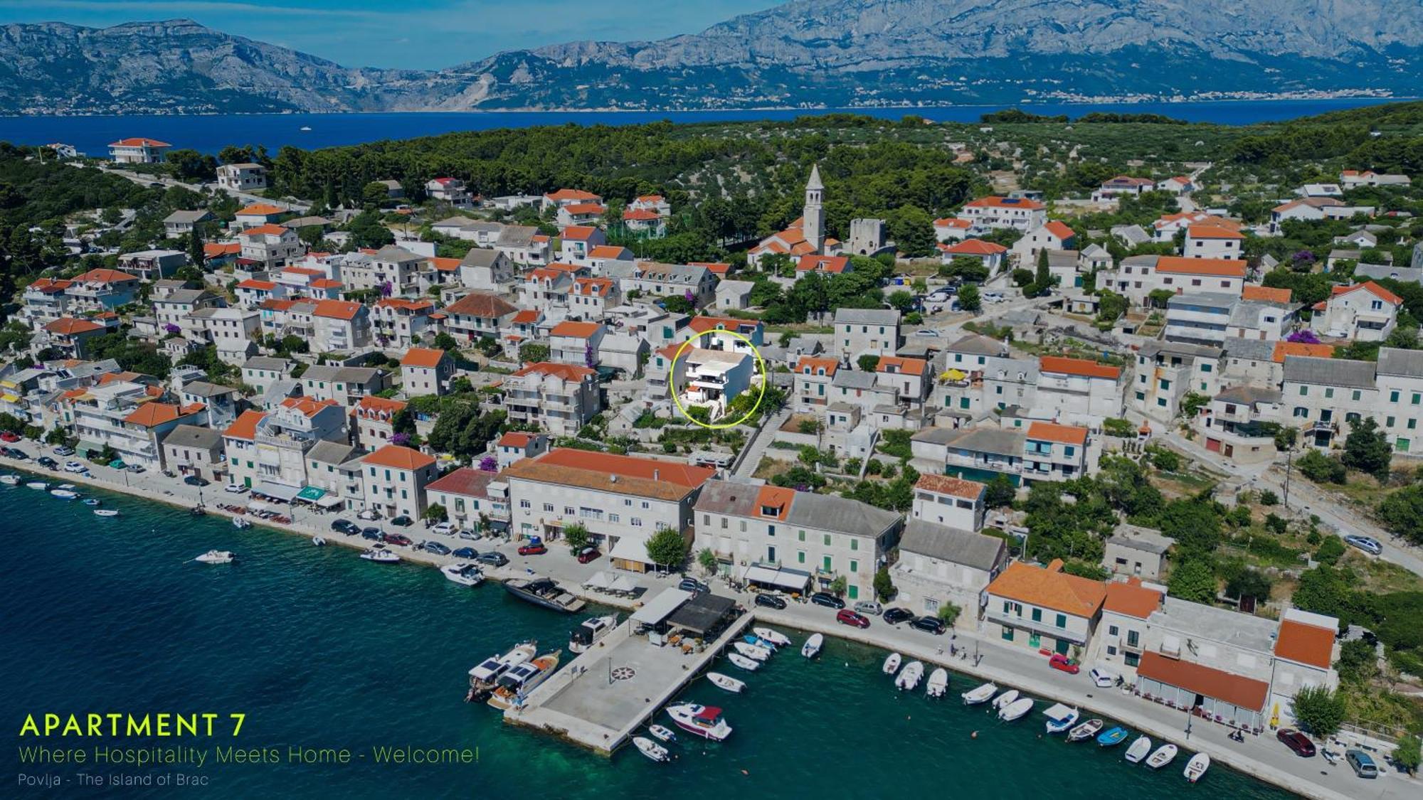 Apartman 7 Povlja  Exteriör bild